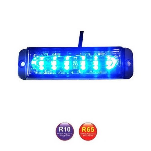 Luci della polizia Led luci stroboscopiche lampeggiatore 3 LED